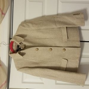 Women's Talbots herringbone design blazer size 10 petite